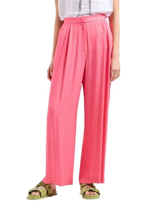 Viscose twill pleated pants ARMANI EXCHANGE | Trousers | 3DYP24 YN5TZ14BH